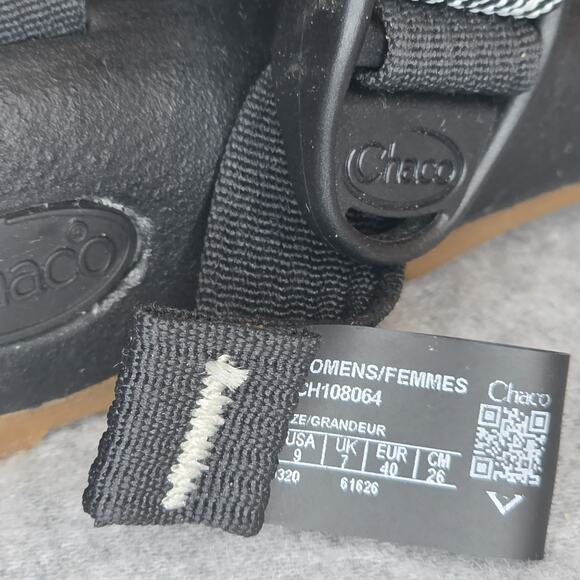 Chaco Women's Z2 Classic Sandal Trap Black White JCH108064 US Size 9 / EUR 40 - Picture 10 of 10